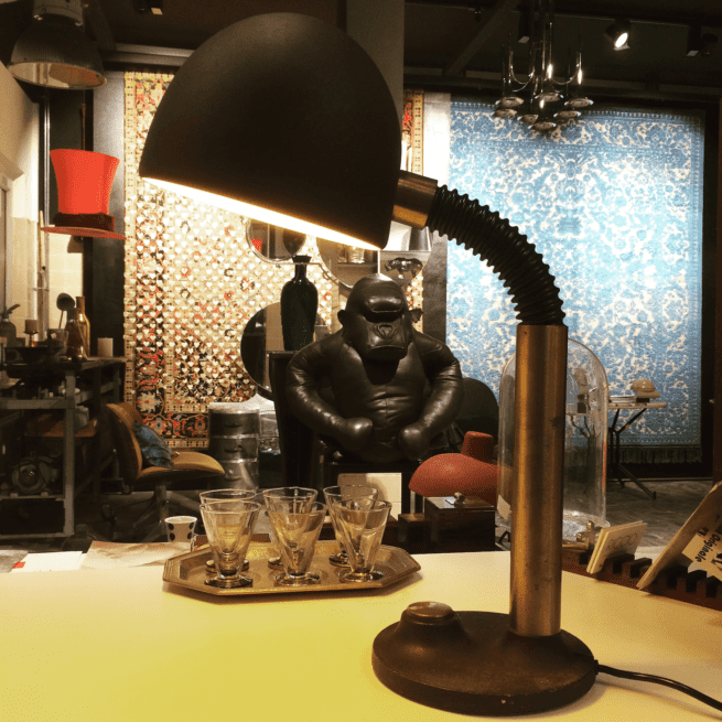 Midcentury Tischlampe von Egon Hillebrand