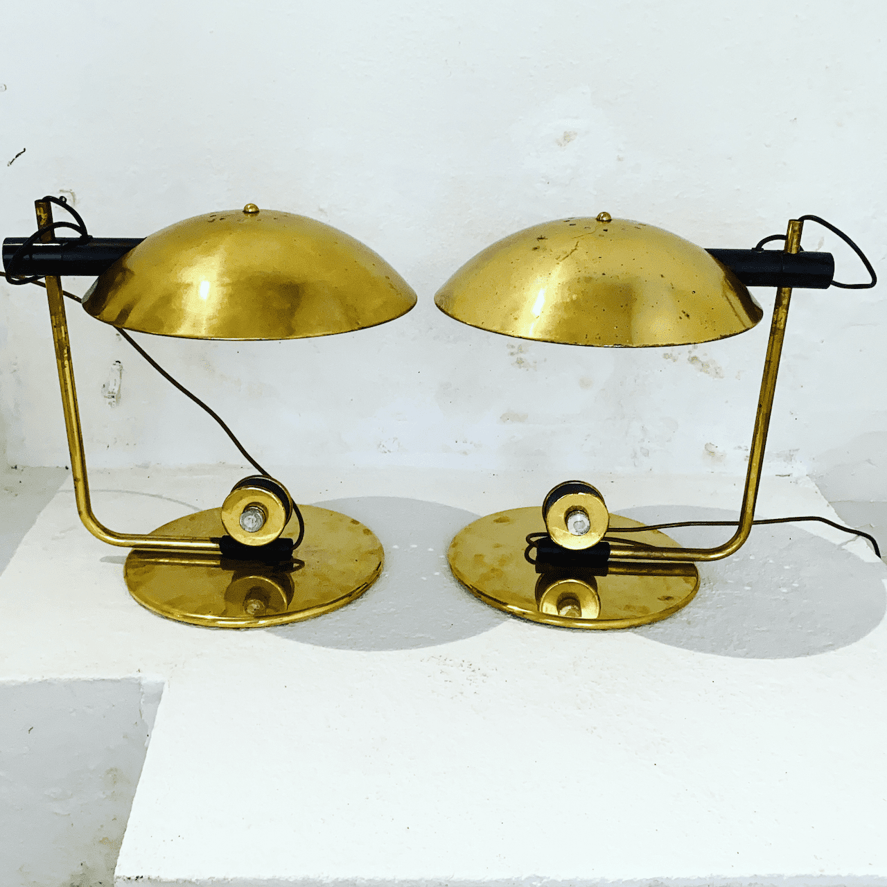 italienische art deco Tischlampe
