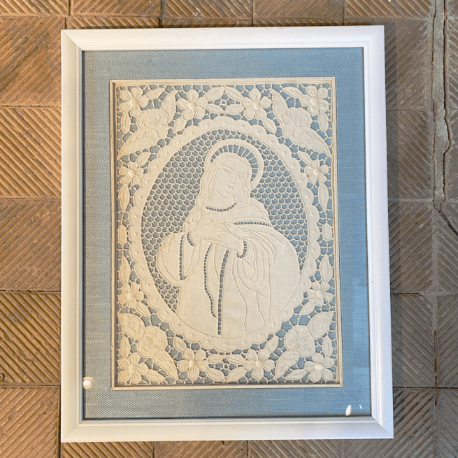 italienisches Klöppelbild