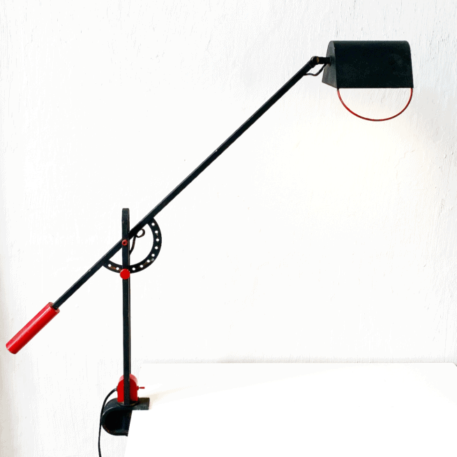 italienische Klemmleuchte aus Metall